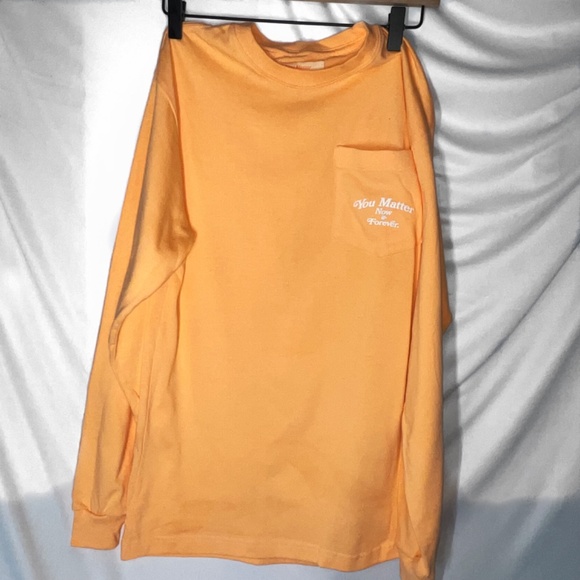 You Matter Now & Forever Long Sleeve T-Shirt- Creamsicle Glow Demetrius Harmon - Picture 4 of 6